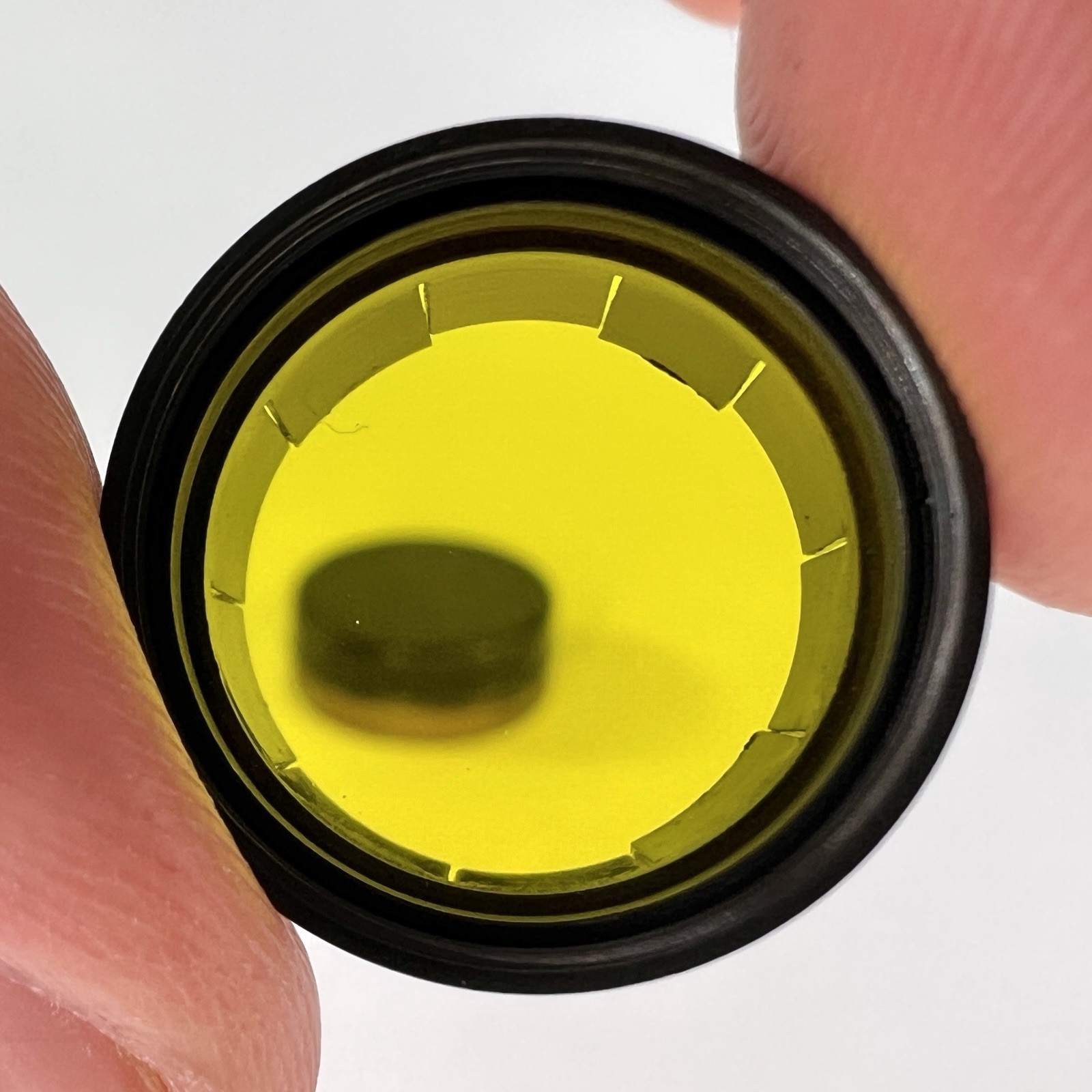 Vintage Eastman Kodak Cine-Kodak Z Mount CK-3 Yellow Filter w/ Metal Case