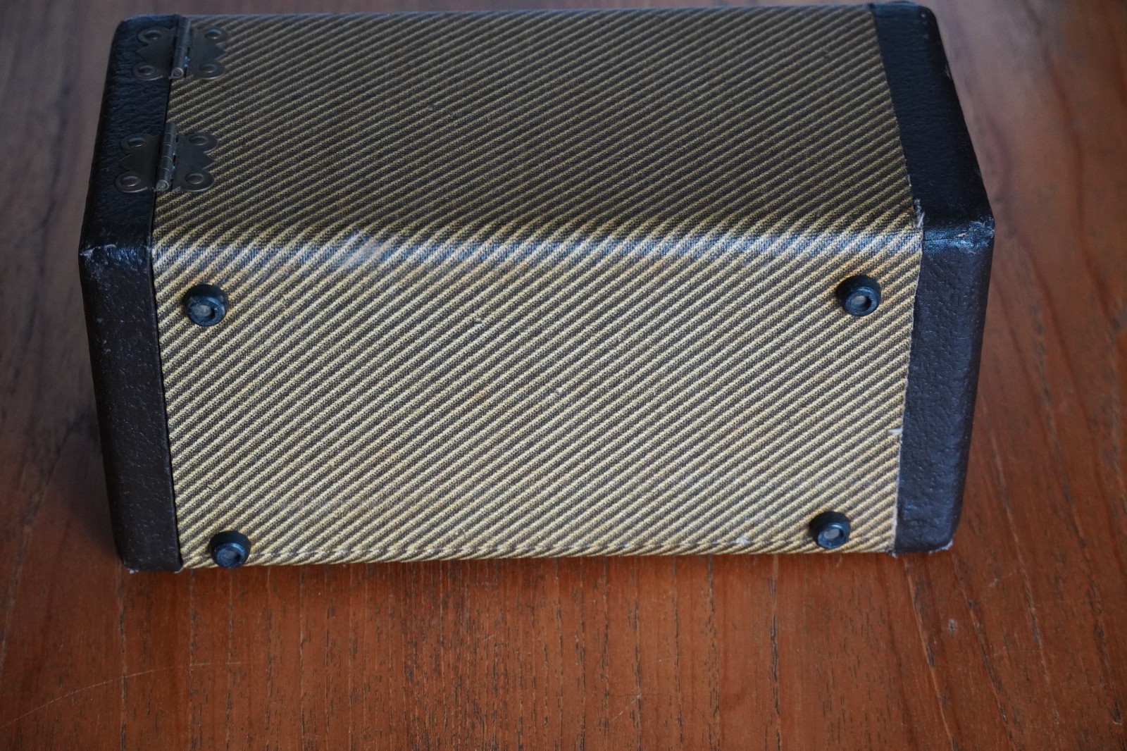 1950’s Barnett & Jaffe Baja Hard Shell Two Drawer Photo Slide Storage Case