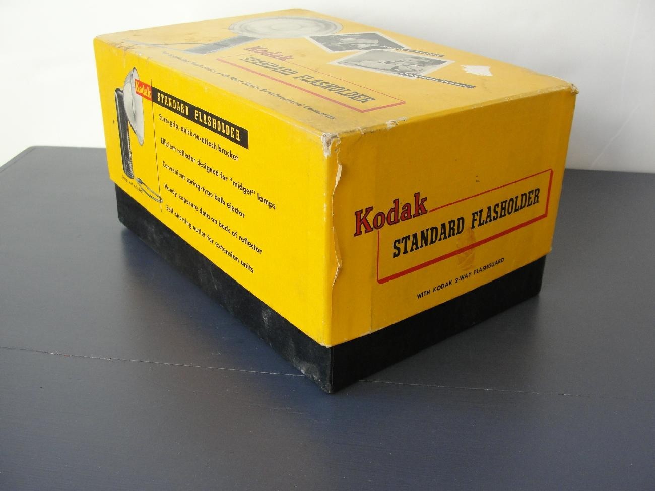 Vintage Kodak Standard Flasholder Flash Holder w/Original Box and Instructions