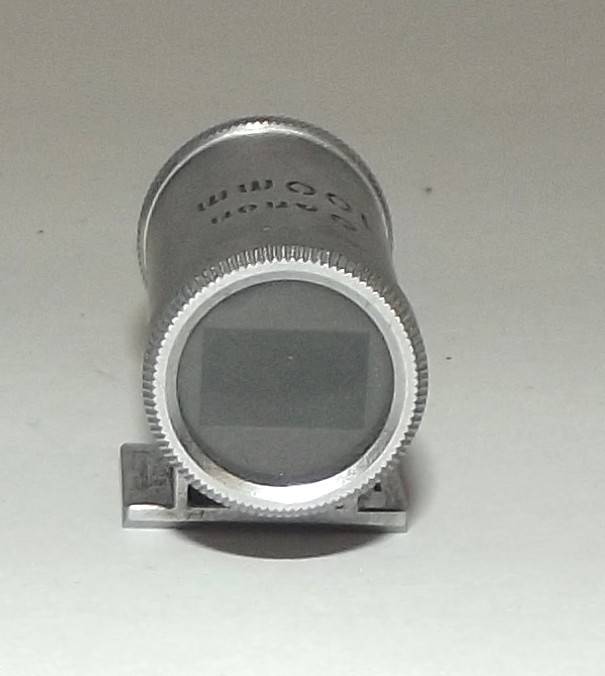 Canon Viewfinder for Canon Rangefinder 100mm 1:3.5 Lens – Cold Shoe Attachment
