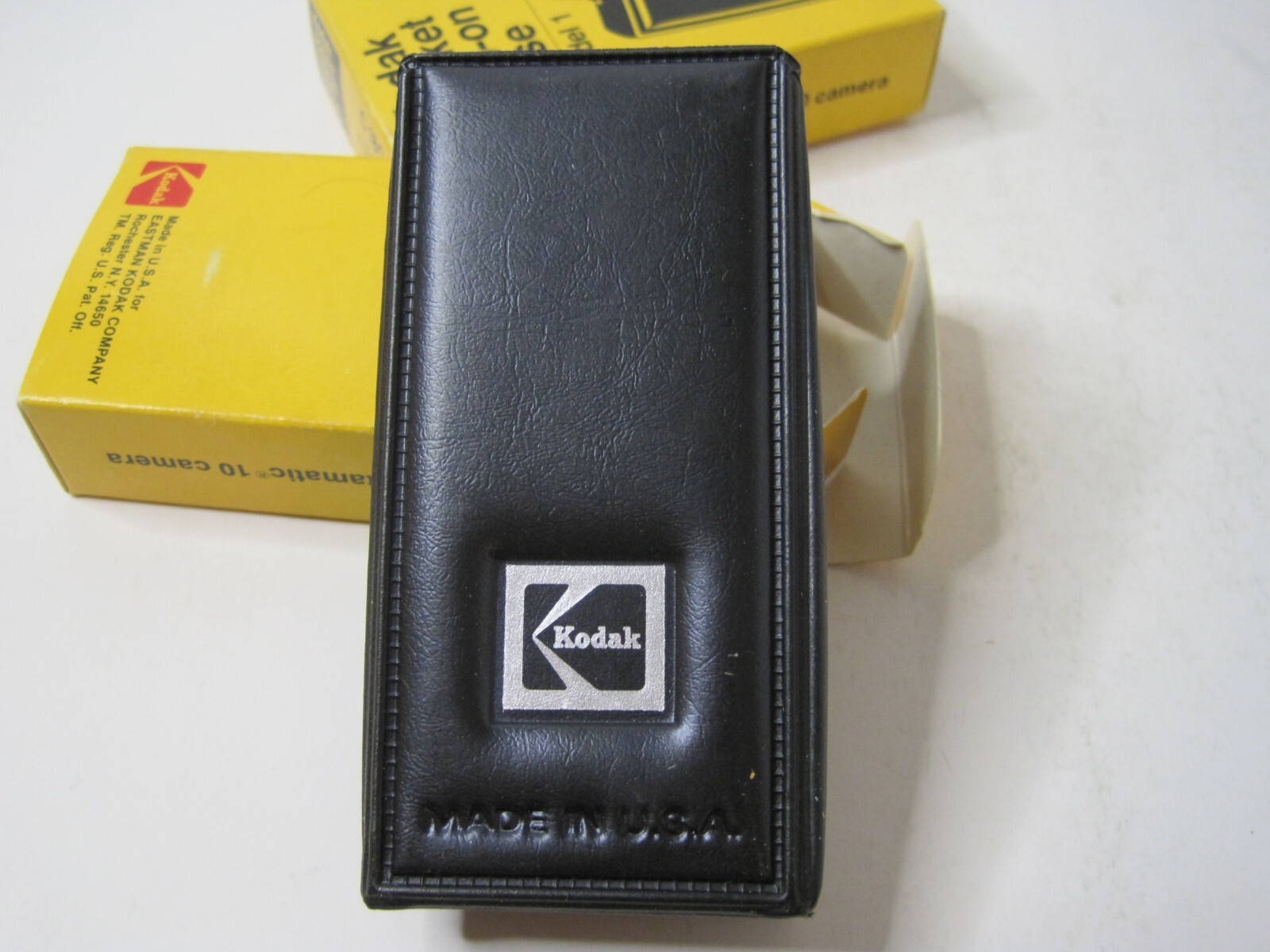 Lot of 2 Kodak Pocket Clip-on Case Model 1 C 18C For Kodak Instamatic 10 Camera