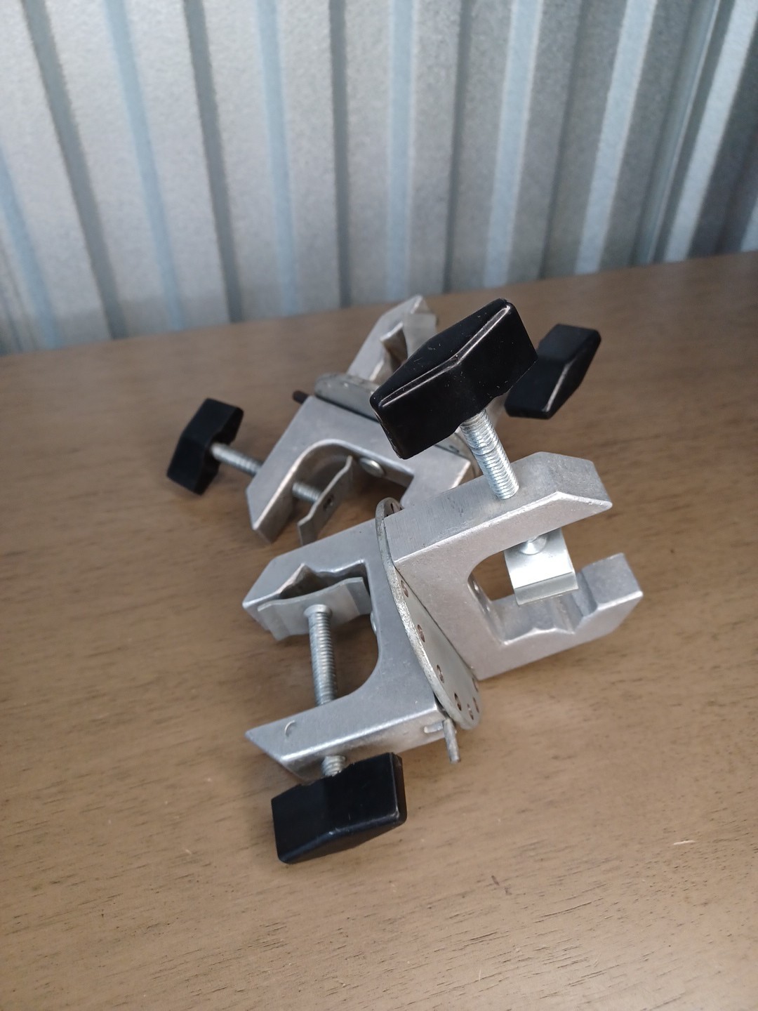 Pair Of Vintage Photography Clamps Claw