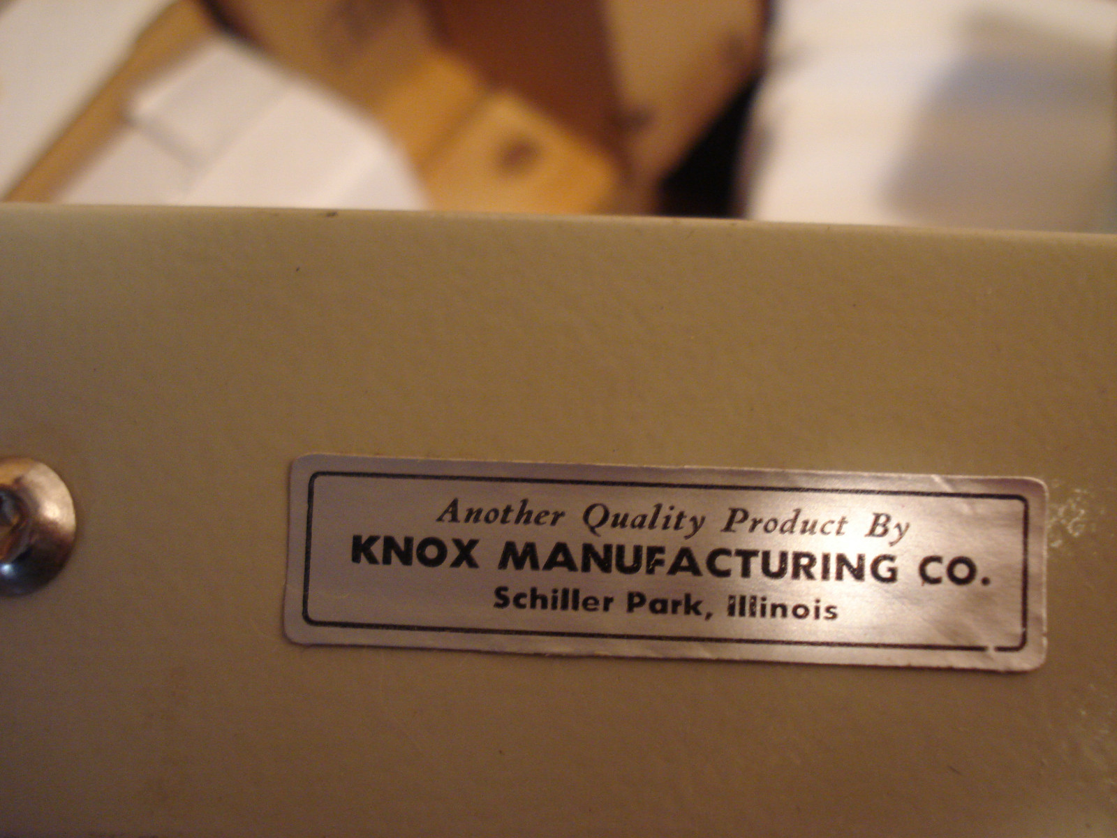Vintage Movie Camera ” Knox ” Super k. Bar Light U.S.A.