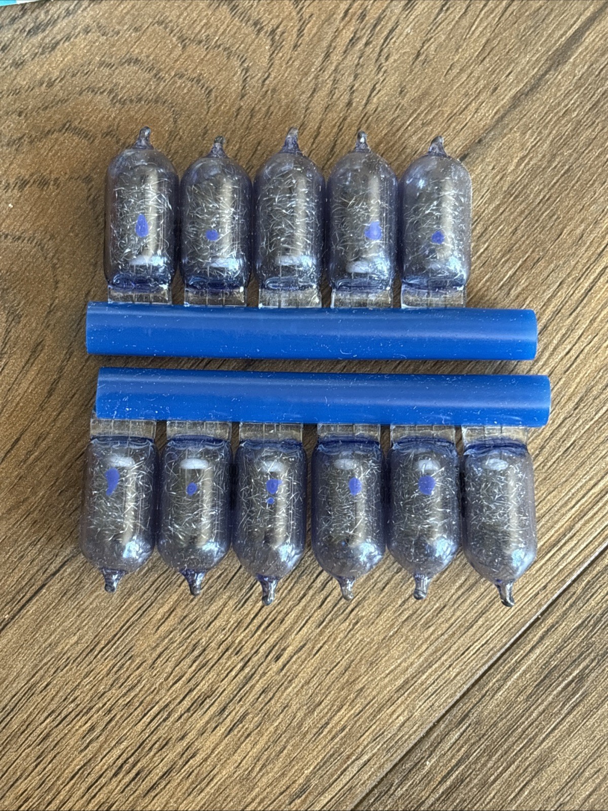 1 Box AG1B SYLVANIA BLUE DOT FLASHBULBS Vintage