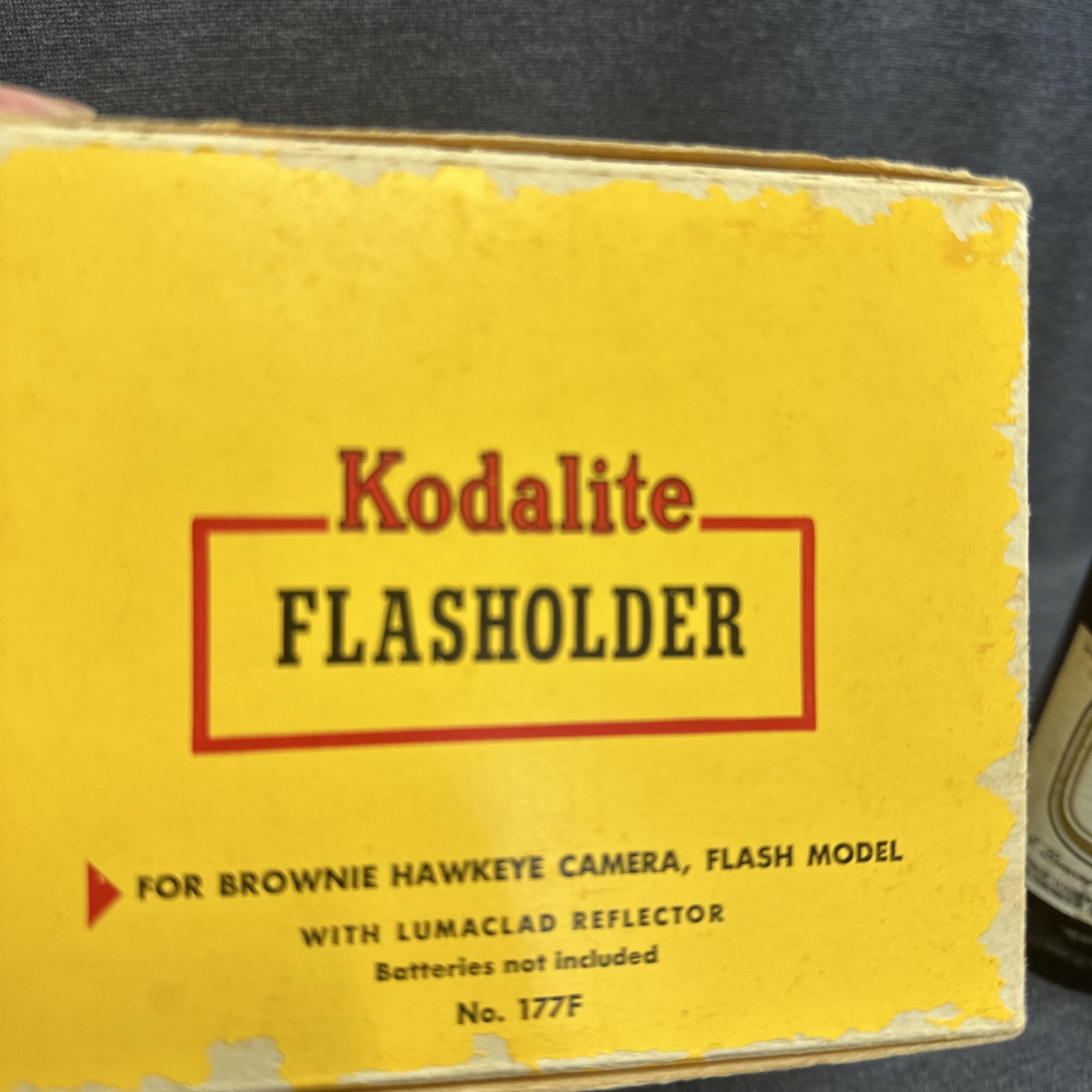 Vintage Kodak 177F Kodalite Flasholder W/lumaclad Reflector & Flashguard D2C