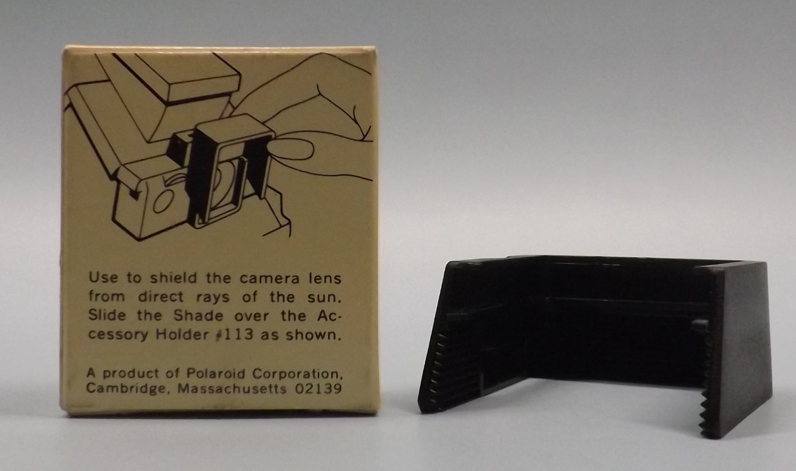Polaroid Lens Shade #120, for SX-70 Land Camera, FREE S&H