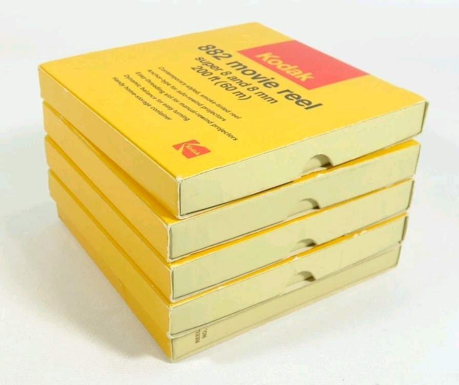 5 Kodak 882 Super 8mm and 8mm Movie Reals