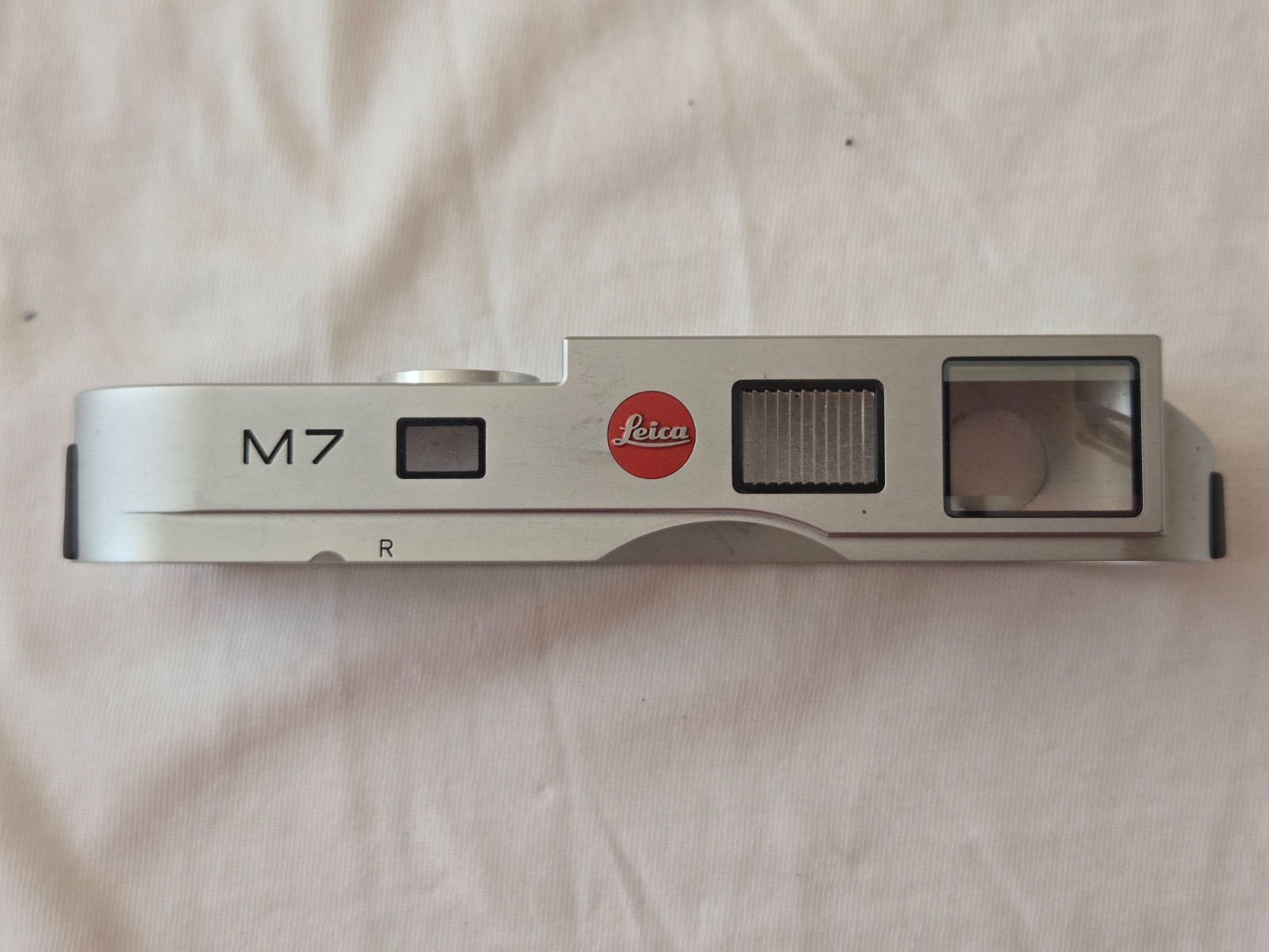Mint-! OEM Parts – Leitz Leica M7 Chrome Top Plate w/ View Window Glasses 0.72