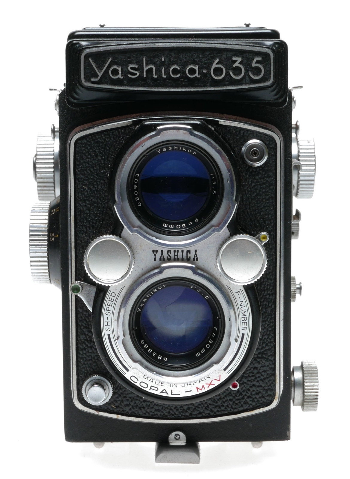 Yashica 635 TLR Camera 120 35mm Converter Yashikor 1:3.5 F=80mm