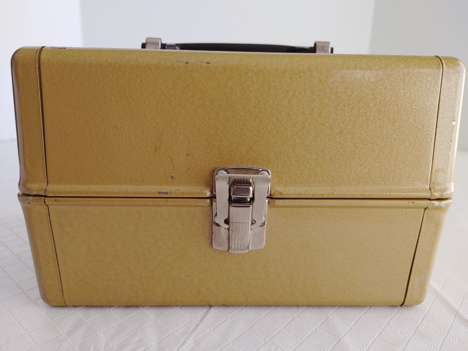Vintage Kenco 8mm Movie Film Reel Storage File Box Metal Holds 10 Reels #20351