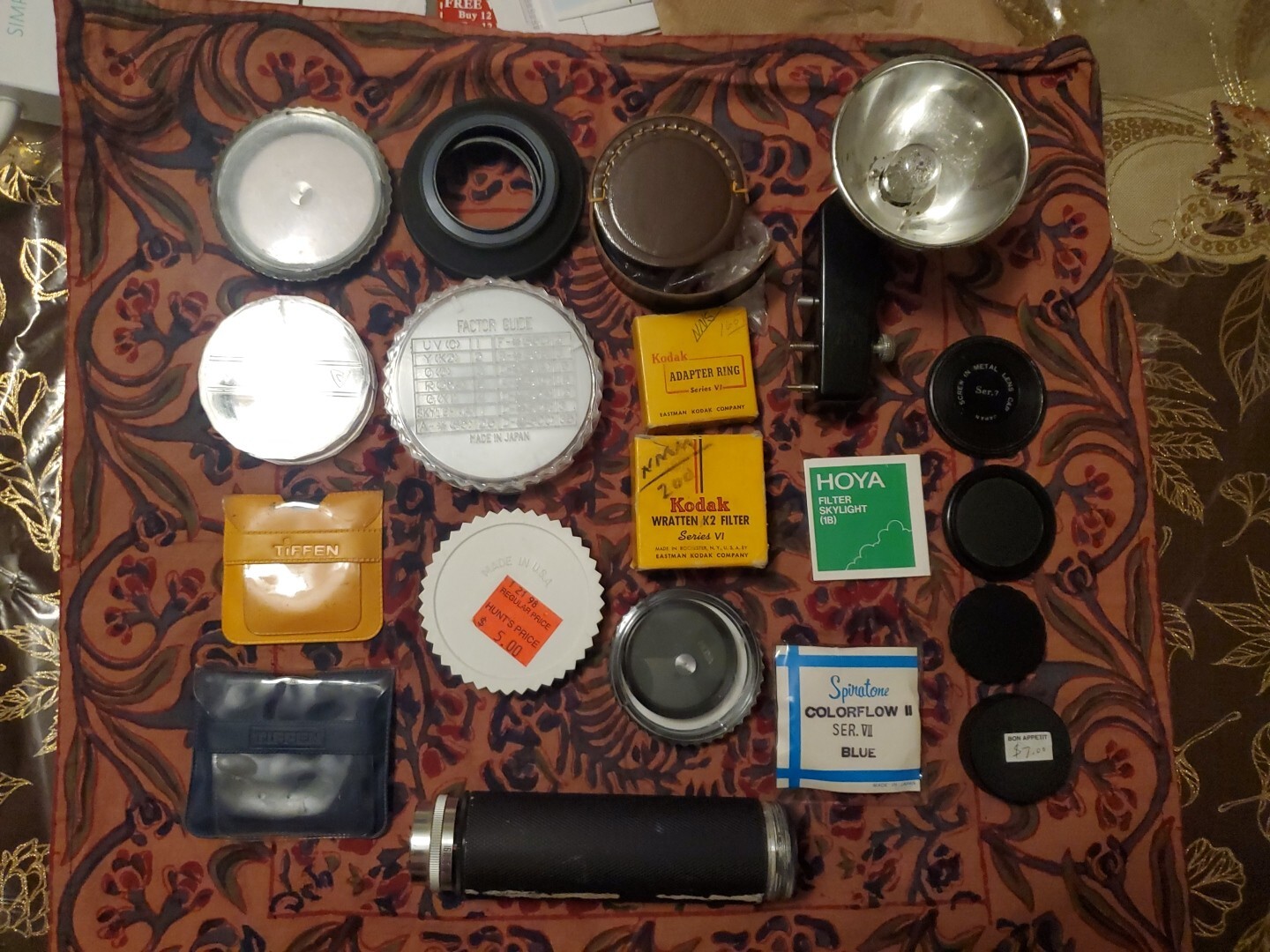 Vintage Photography Camera Lens Accessory Lot Old House Estate