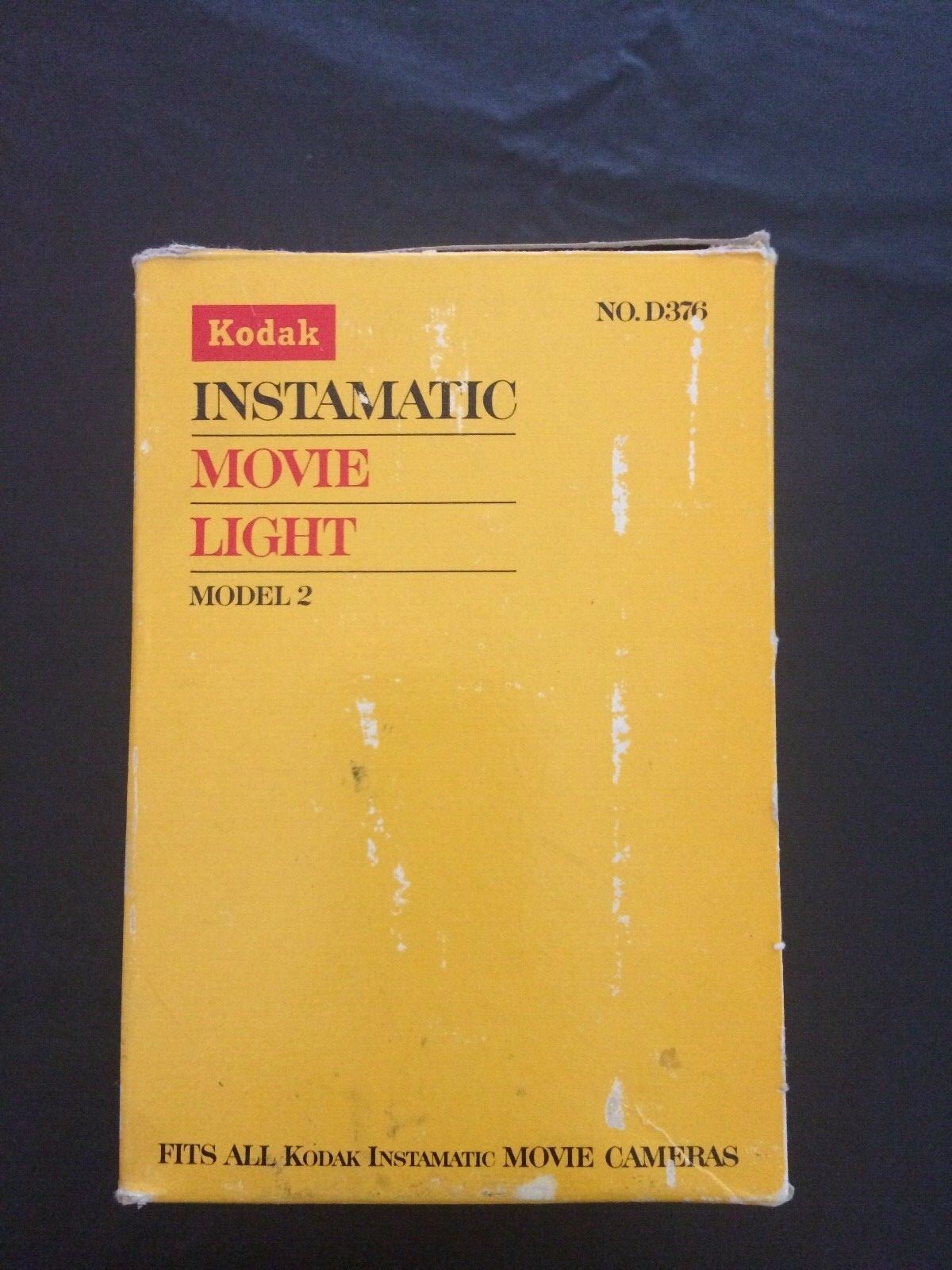 Kodak Instamatic Movie Camera Light Model 2 (D376) With Manual & Box – FREE SHIP