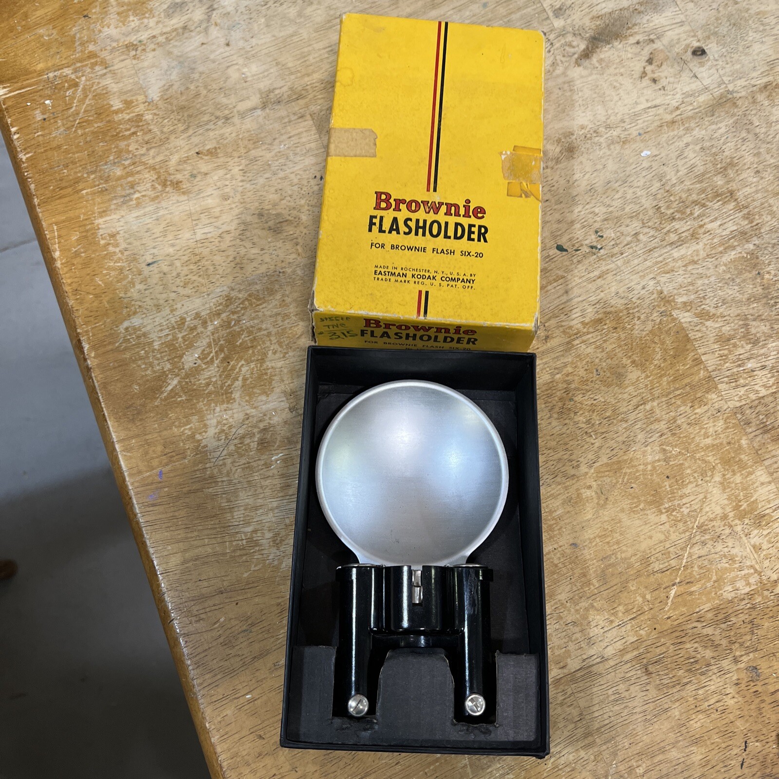 Brownie Flasholder for Brownie Flash Six-20 Camera With Original Box