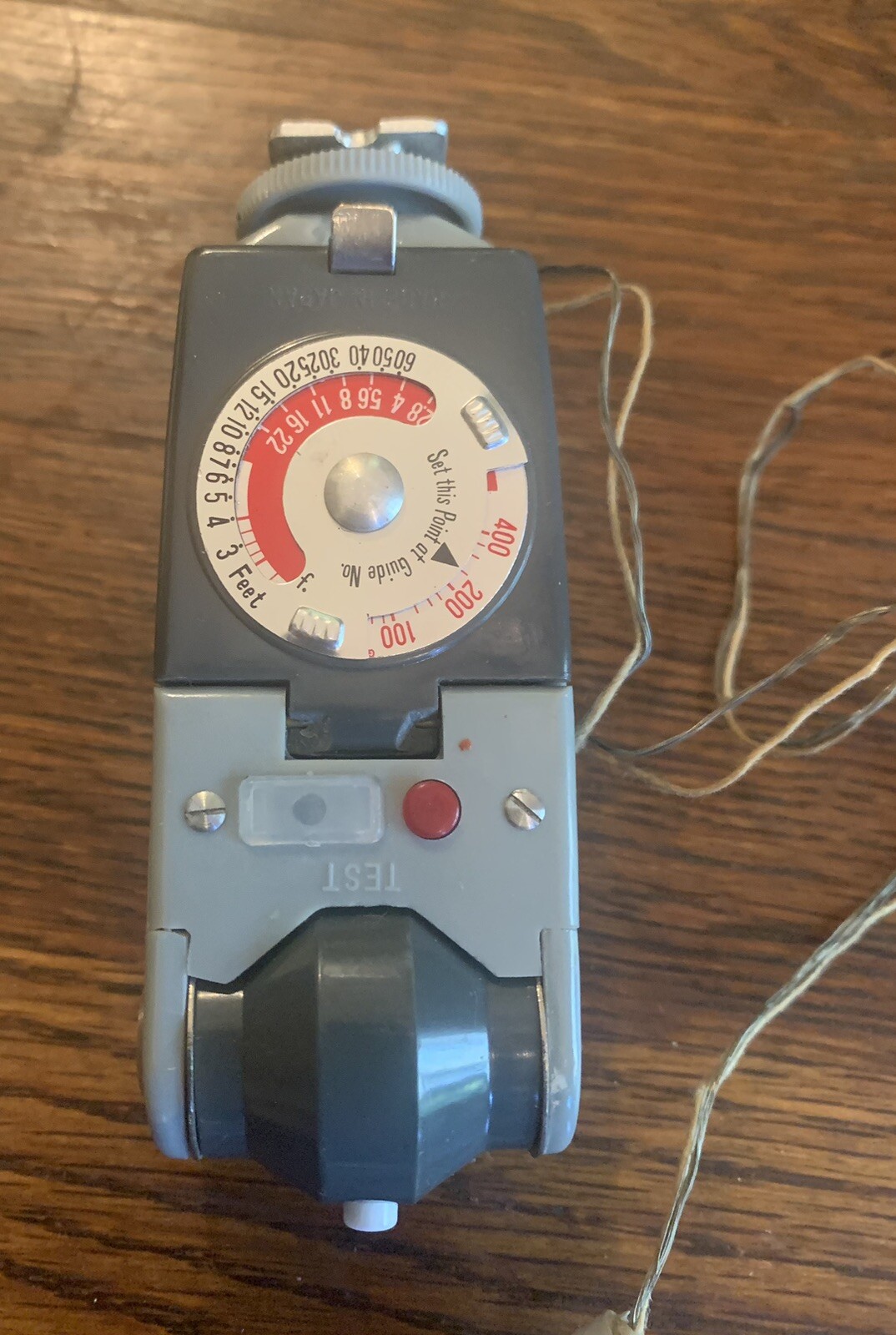 Honeywell Vintage Tilt-A-Mite Camera Equipment Test Button Flash Collapsible Fan