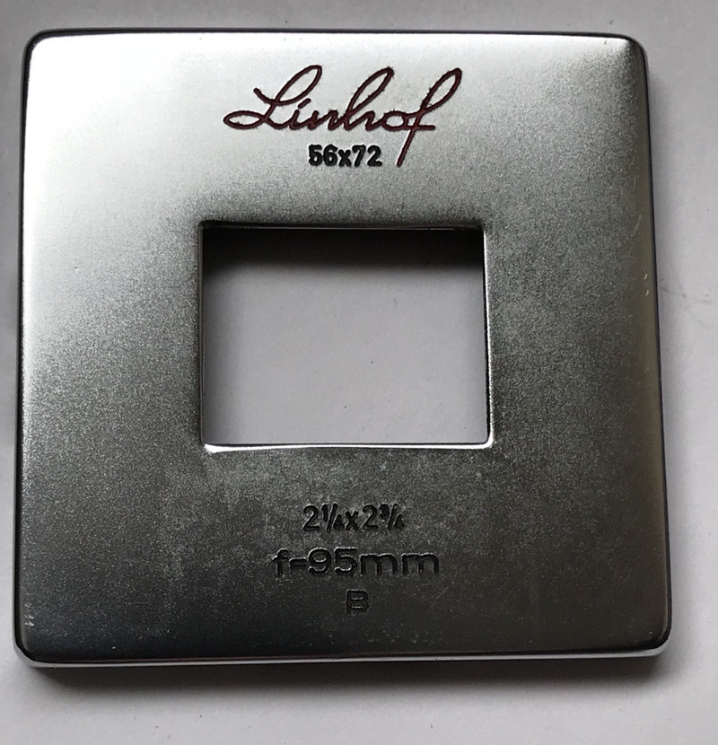 95mm lens Mask for Linhof Super Technika 6×9 for Biogon model
