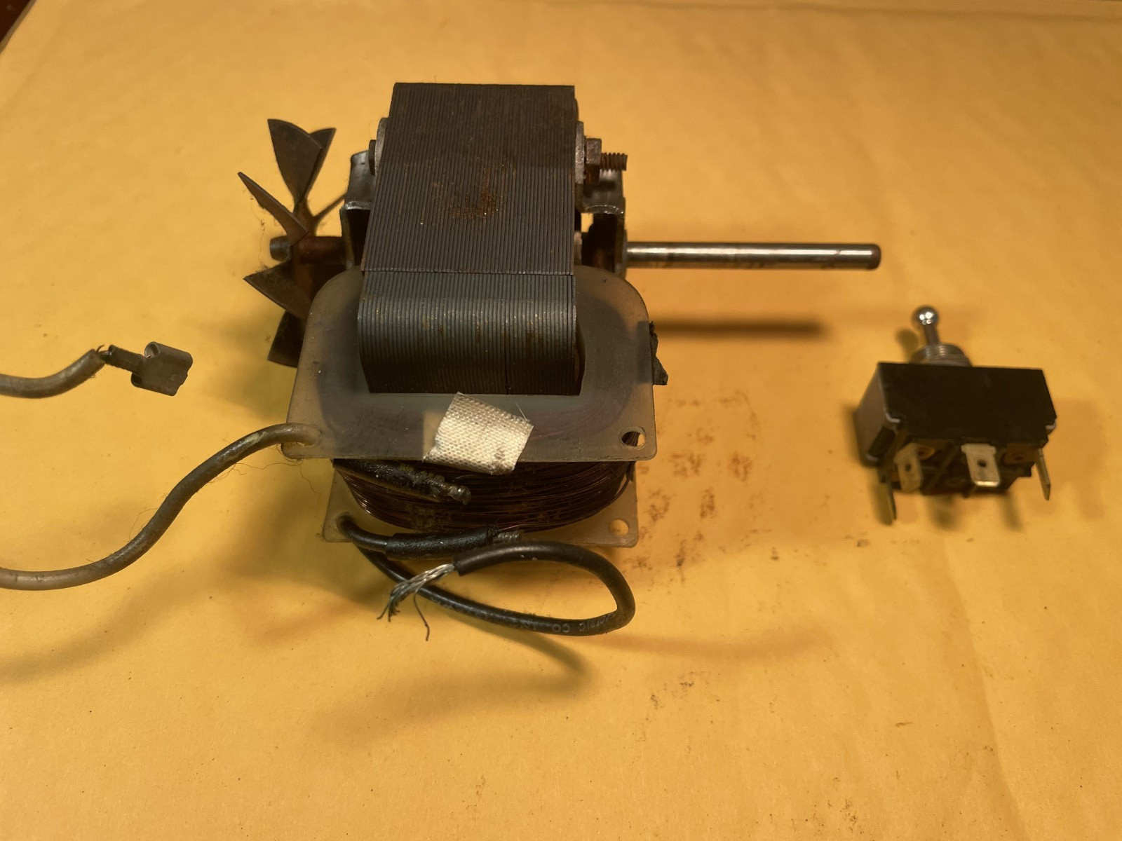 8mm Keystone K-75 Projector MOTOR AND SWITCH