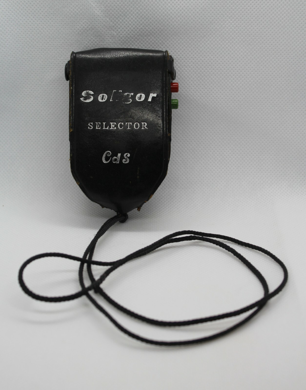 Soligor Selector CdS Light Meter with Leather Case Vintage Works