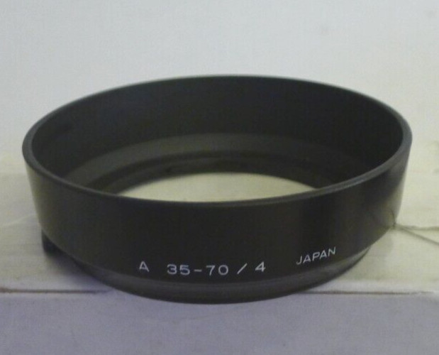 Minolta A 35-70mm f4 Plastic Hood Pinch On – Made in Japan – Vintage