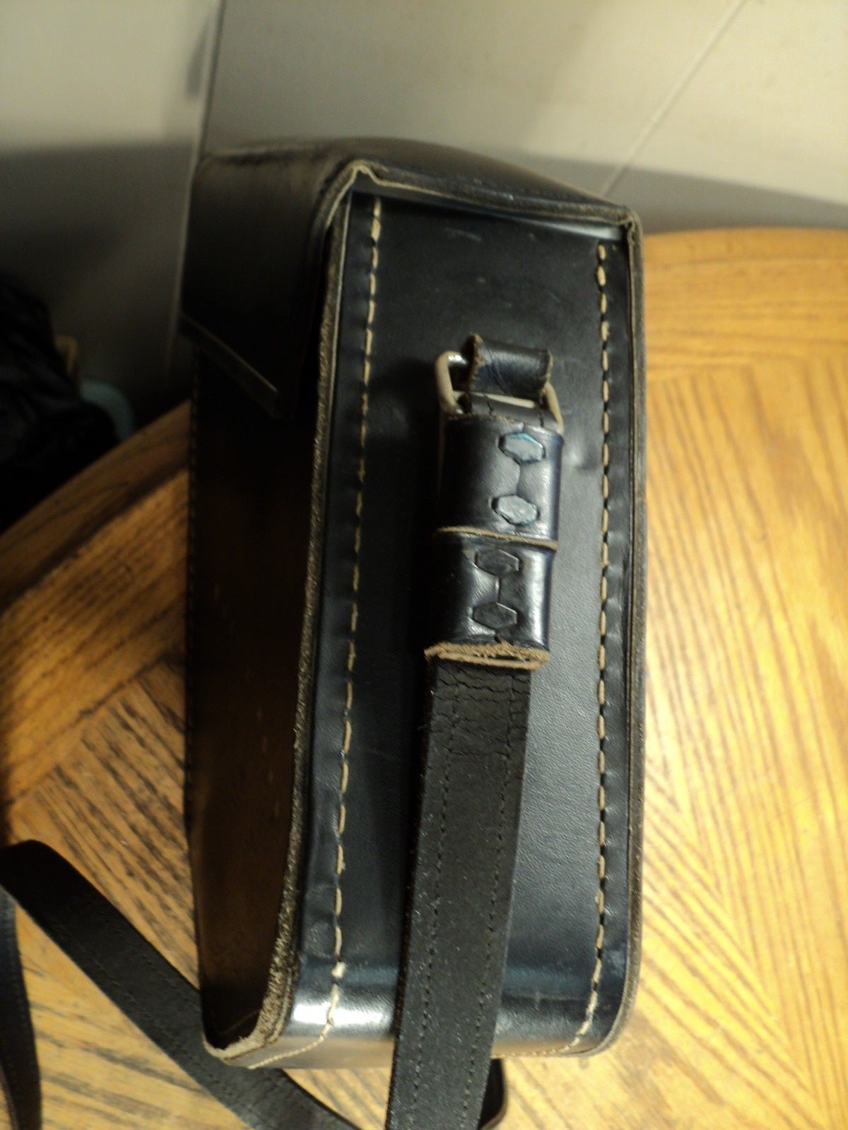 Vintage Bell & Howell Leather Camera Case w/ Strap – 13″ Tall