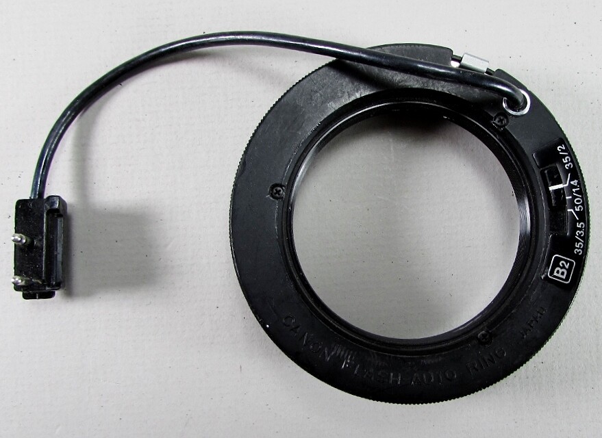 CANON FLASH AUTO RING vintage Camera Equipment Accessory