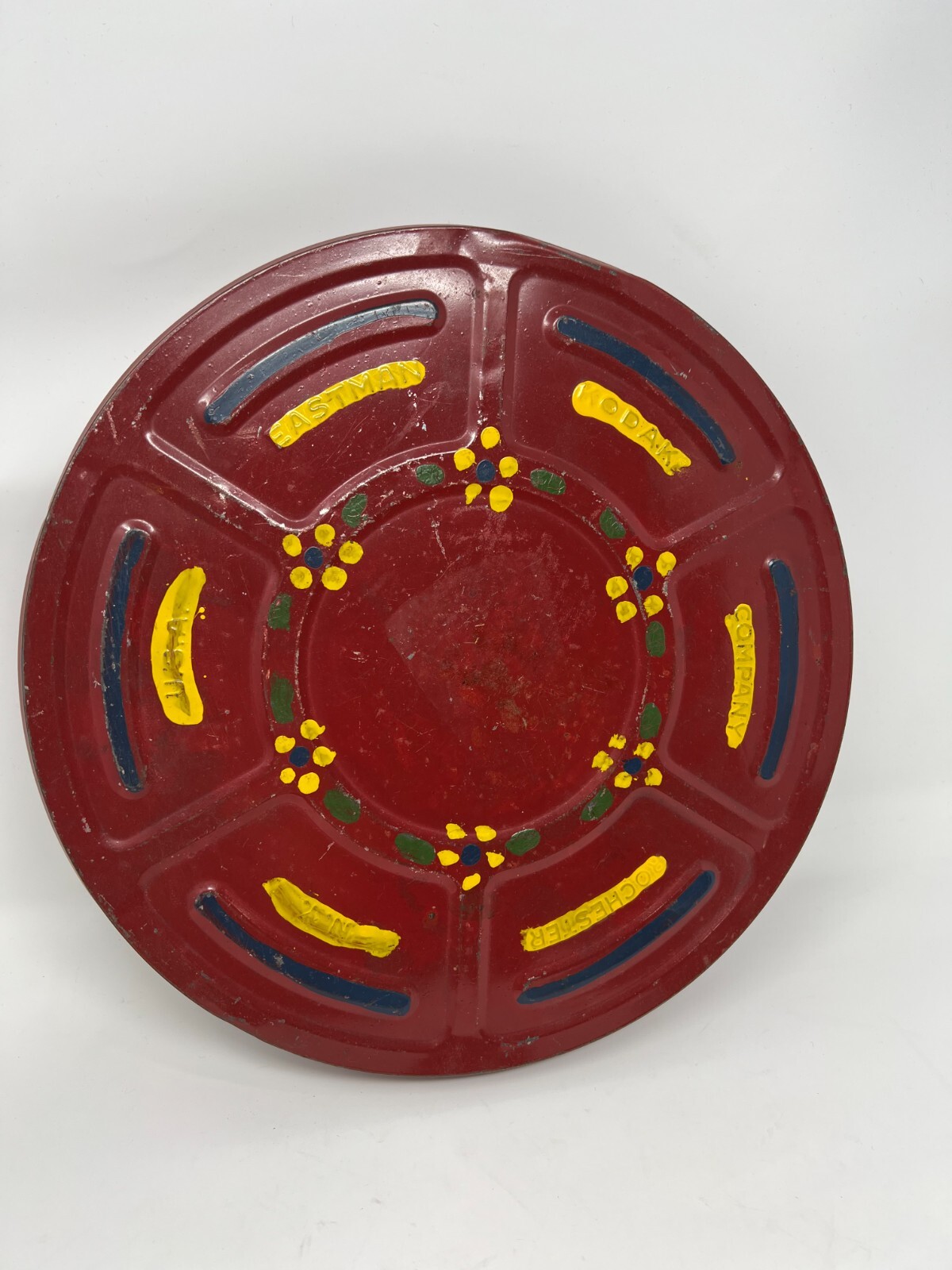 VTG 1.5″x11″ Round Eastman Kodak Rochester New York Film Canister – Red