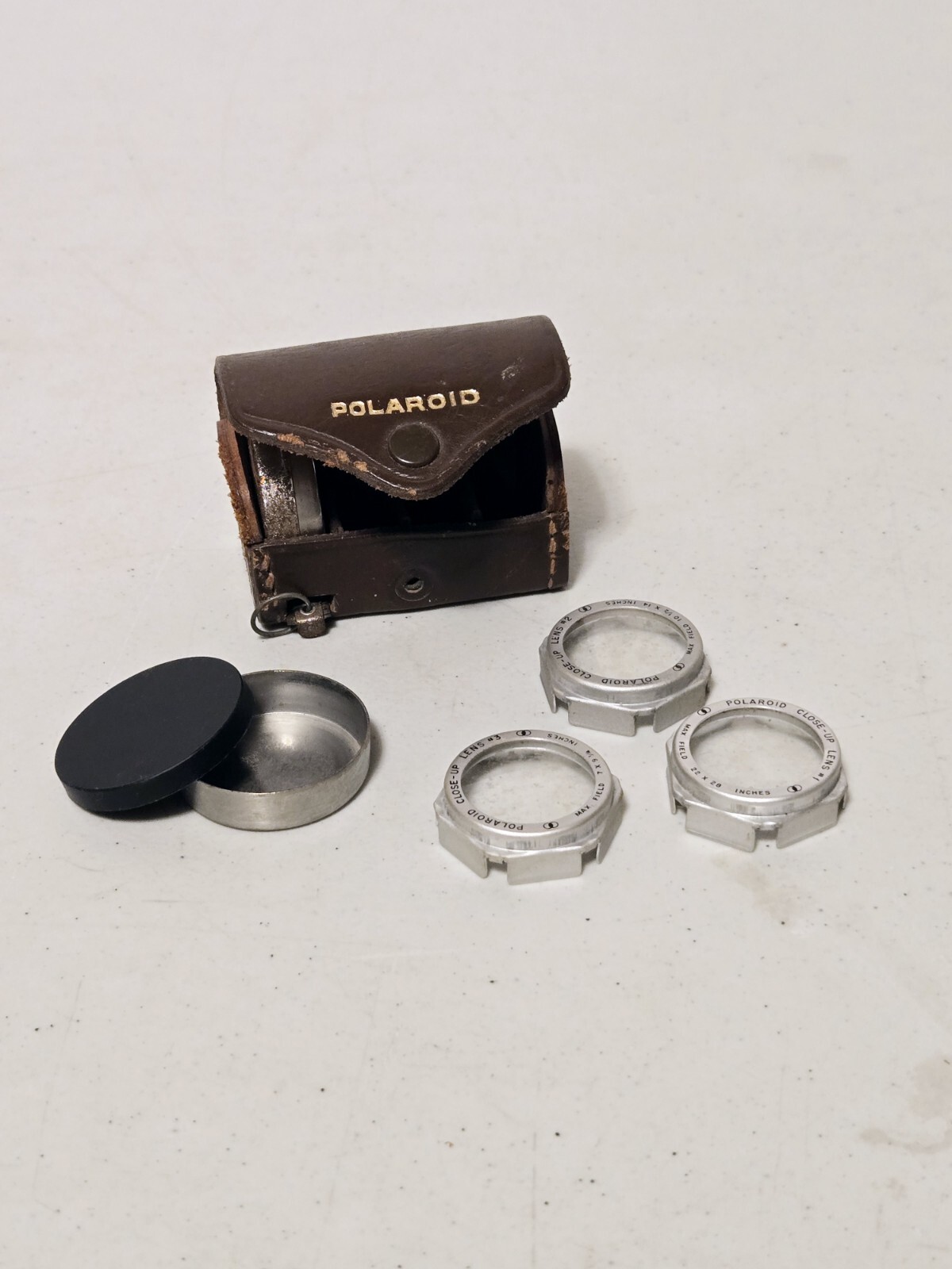POLAROID Vintage Close Up Lens Kit w Measuring Tape Photographic Accessory