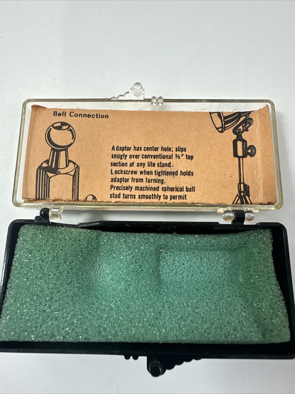 Vintage Acme Lite Stand adapter Combine reflector with lite stand ball connectio