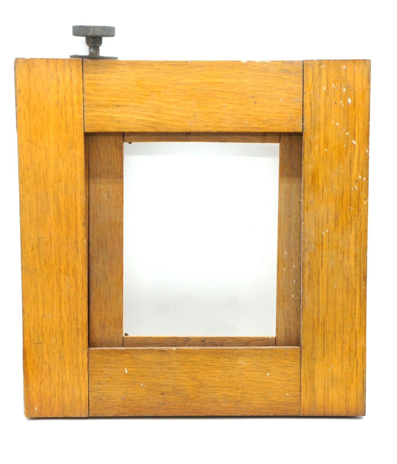 Wooden Ground Glass Plate 220 x 216 mm Hole 128`x 102 mm Large format camera