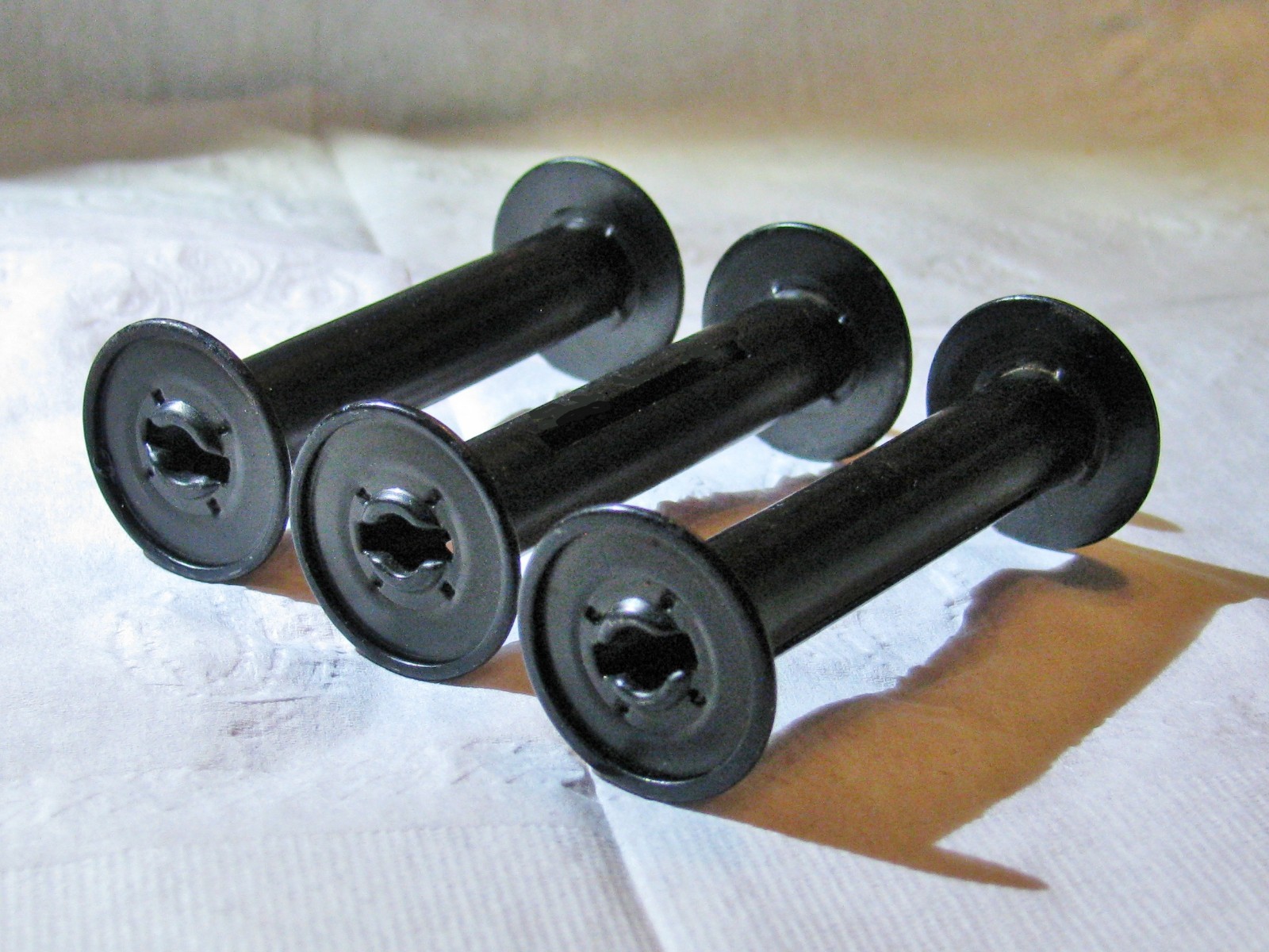 Lot of 3–120 ROLL FILM METAL TAKE-UP SPOOLS 6×6 6×4.5 6×9 Medium Format Cameras