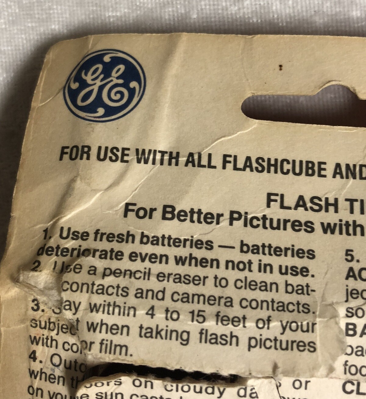 Vintage Hi-Power Flash Cubes