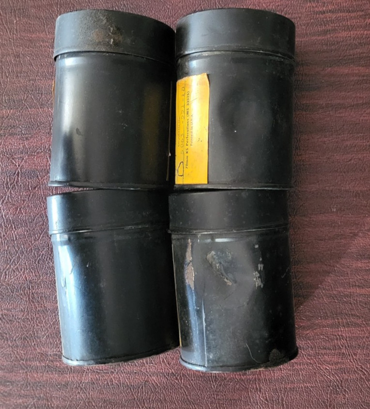 LOt Of 4 Vintage Kodak TRI-X Safety Film TX 488 Canisters