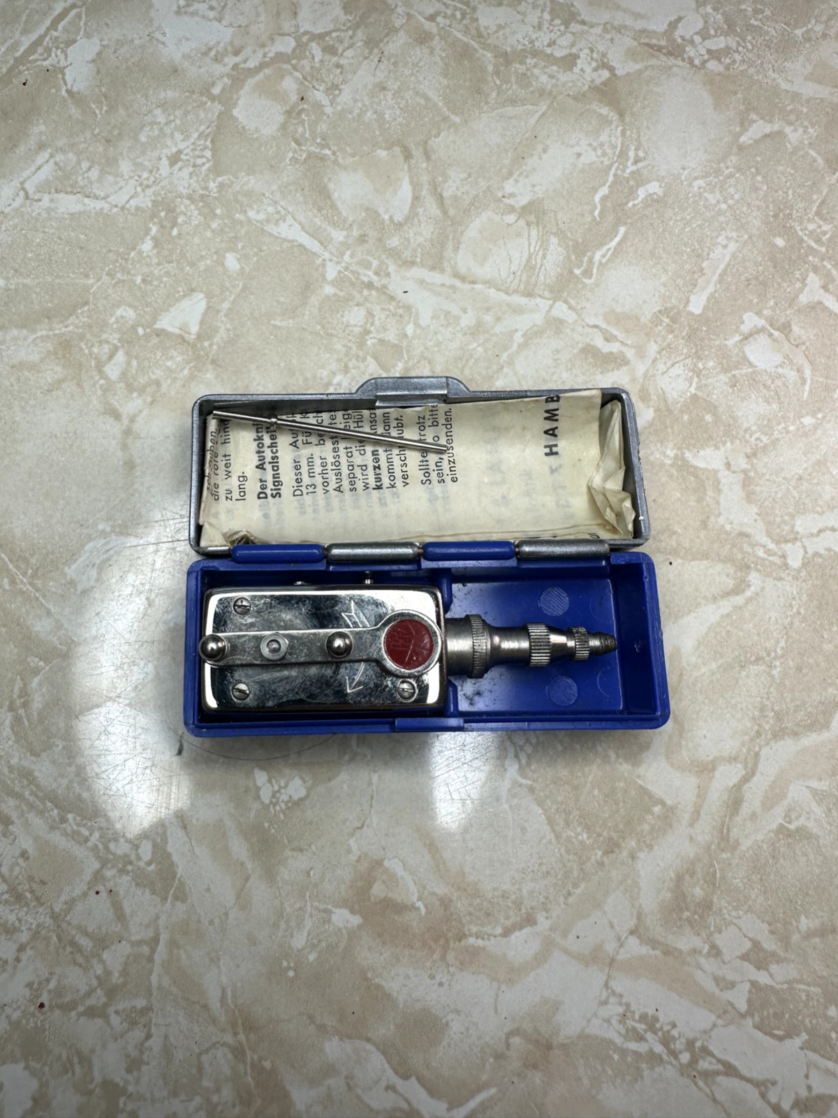 Vintage Autoknips IV Camera Self Timer Release Made in Germany with Case