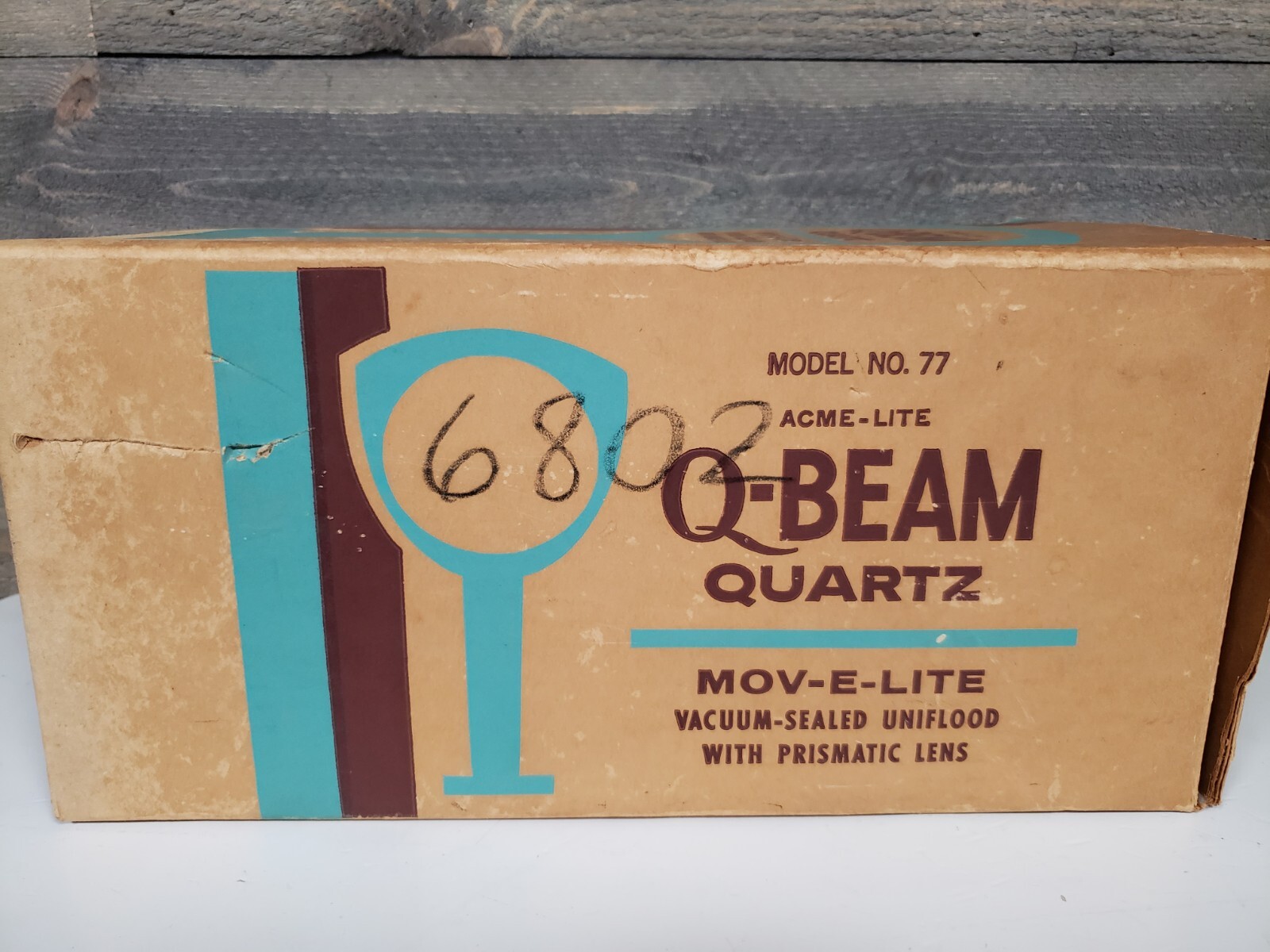 VINTAGE QUARTZ Q BEAM MOV E LITE ACME-LITE CHICAGO MODEL #77 650W 120V WORKS