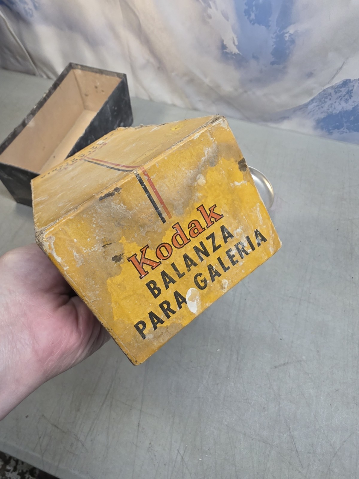 🔥 Antique Eastman Kodak Photographic Balance Scale W/ Box WW2 NEED CLEAN