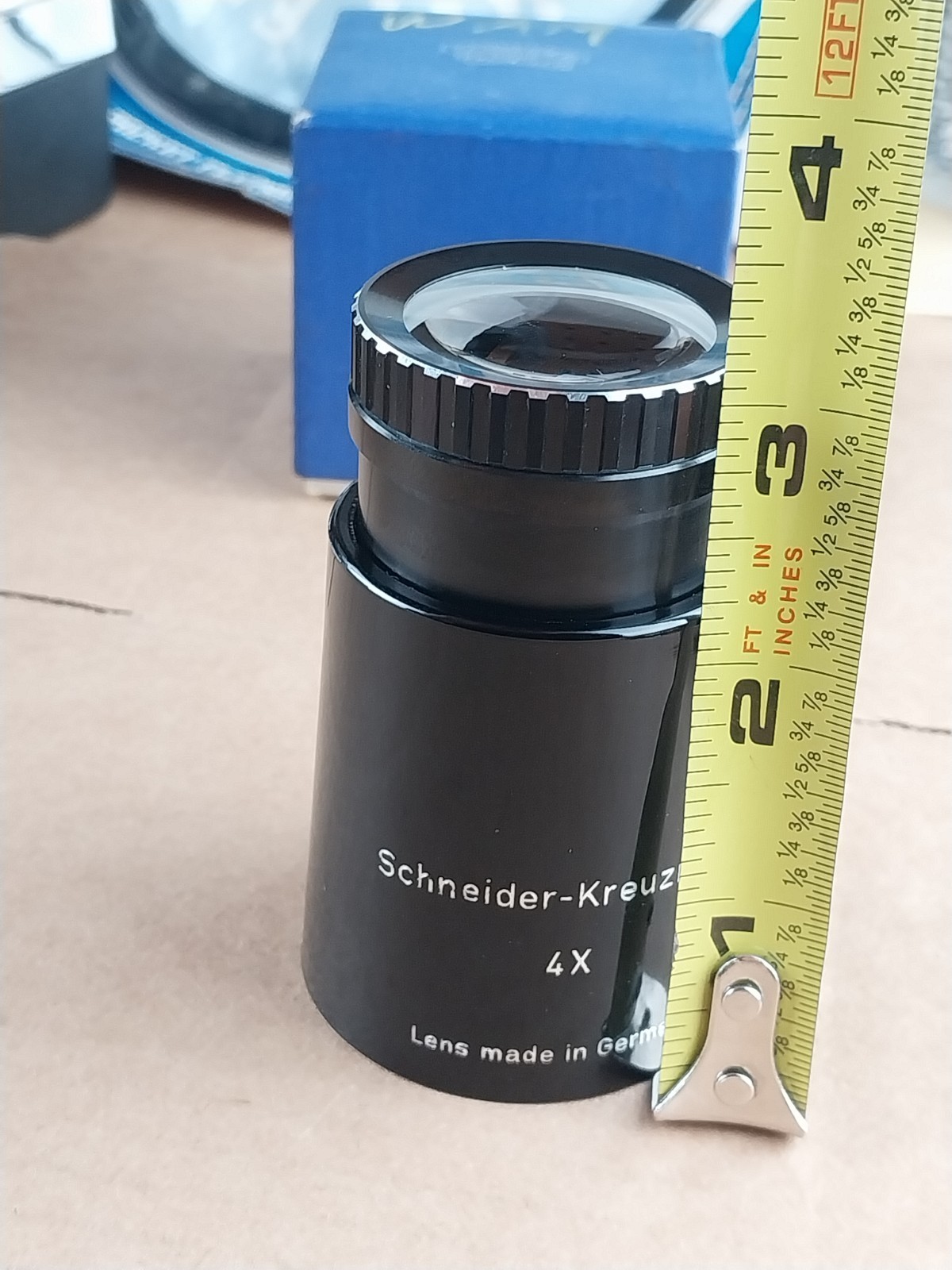 Vintage Schneider Kreuznach 4x Lupe Loupe Made in Germany