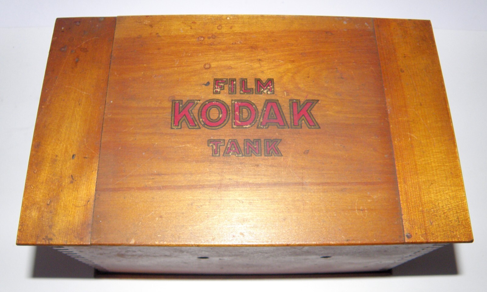 Antique Wooden Box Joint Kodak Film Tank 3 1/2in Model “B”-2 C.1907