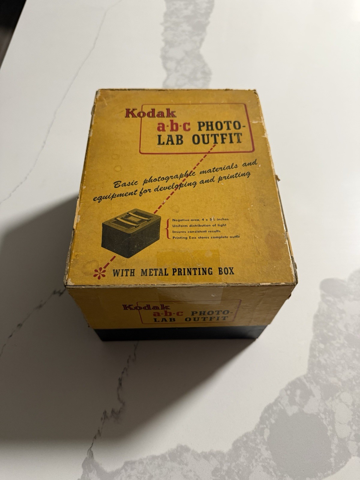 Vintage Kodak ABC Photo Lab Outfit Model A Darkroom Kit w/ Box