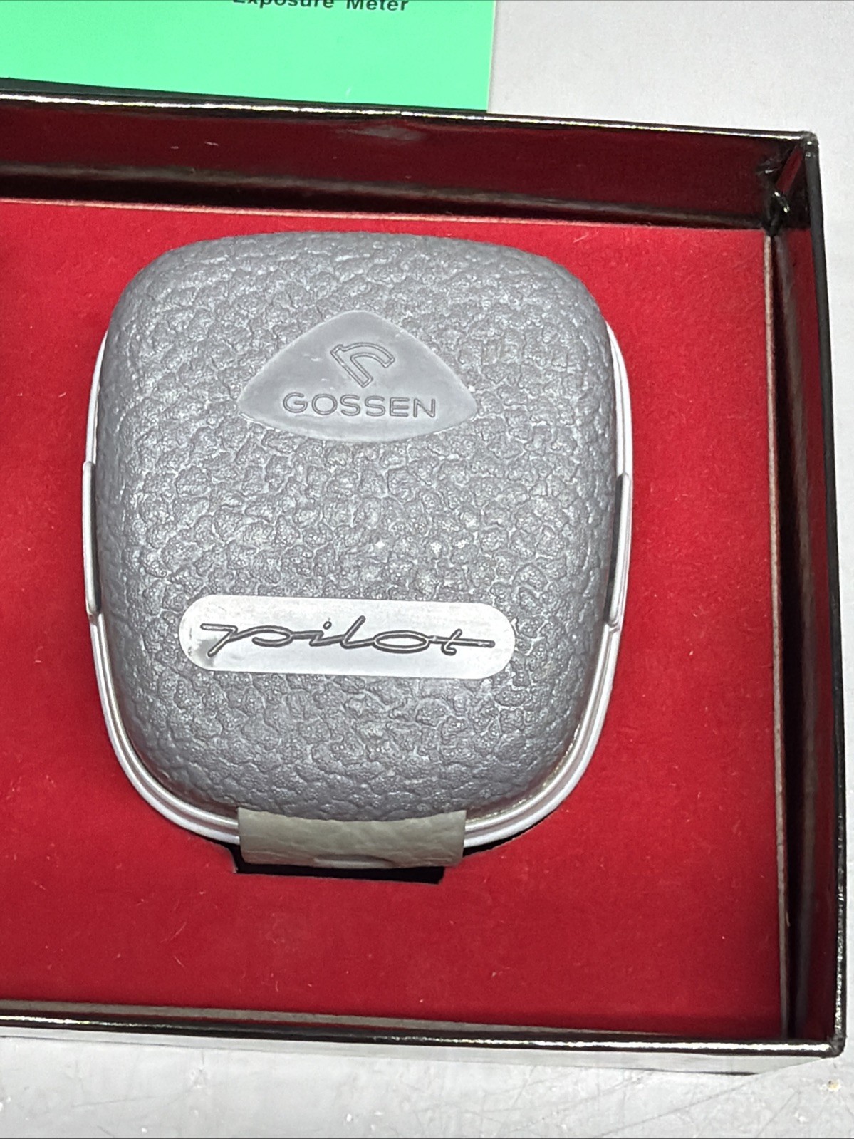 Gossen Pilot Precision Exposure Meter with Box Case & Manual