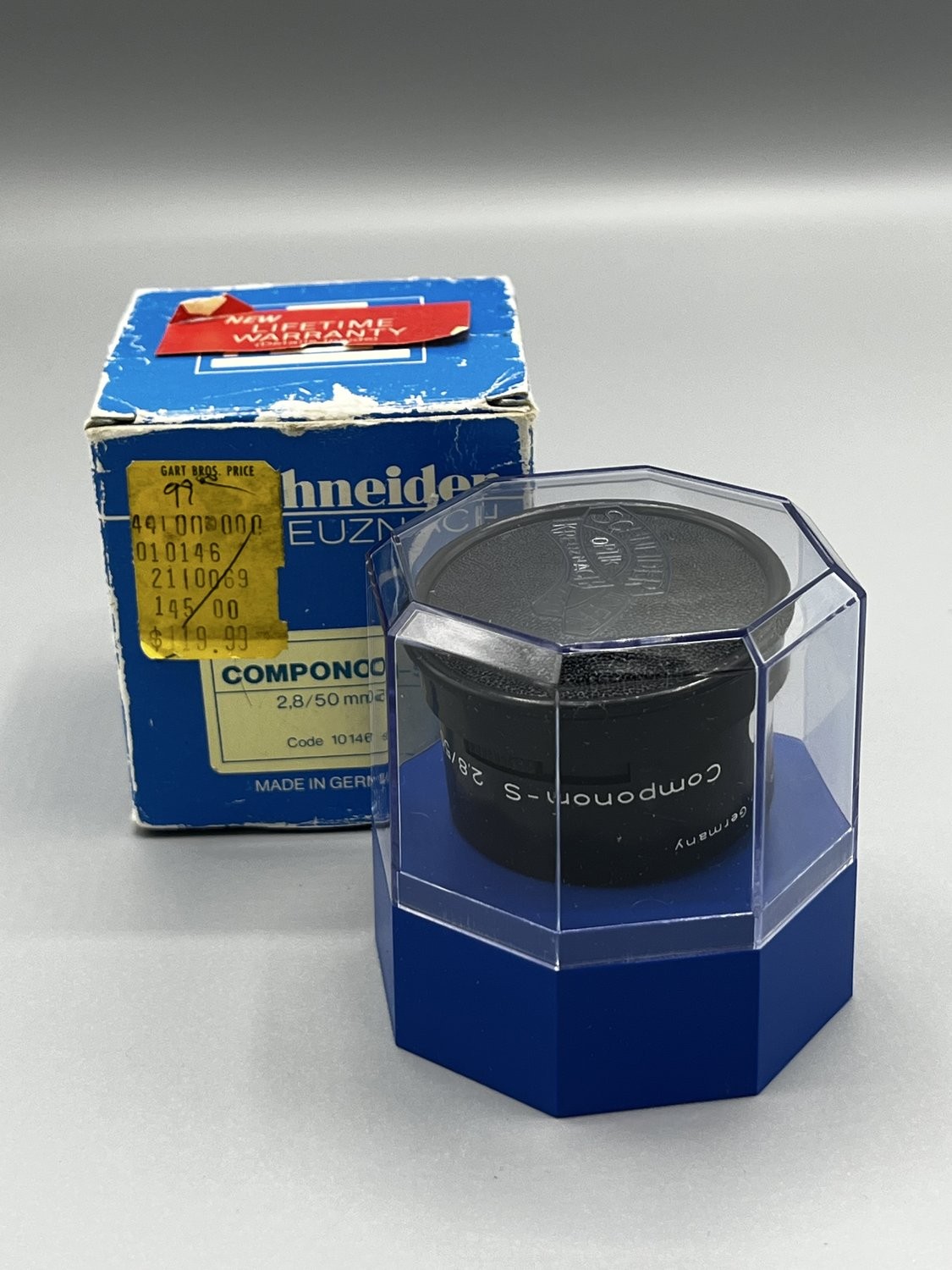 Schneider-Kreuznach Componon-S 50mm f/2.8 Enlarging Lens Metal Glass Boxed 10146