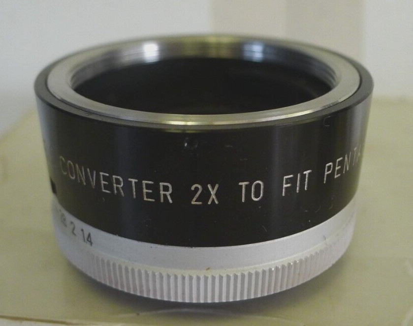Soligor Auto Tele Converter 2X w/ Case & Both Lens Caps – To Fit Pentax -Japan