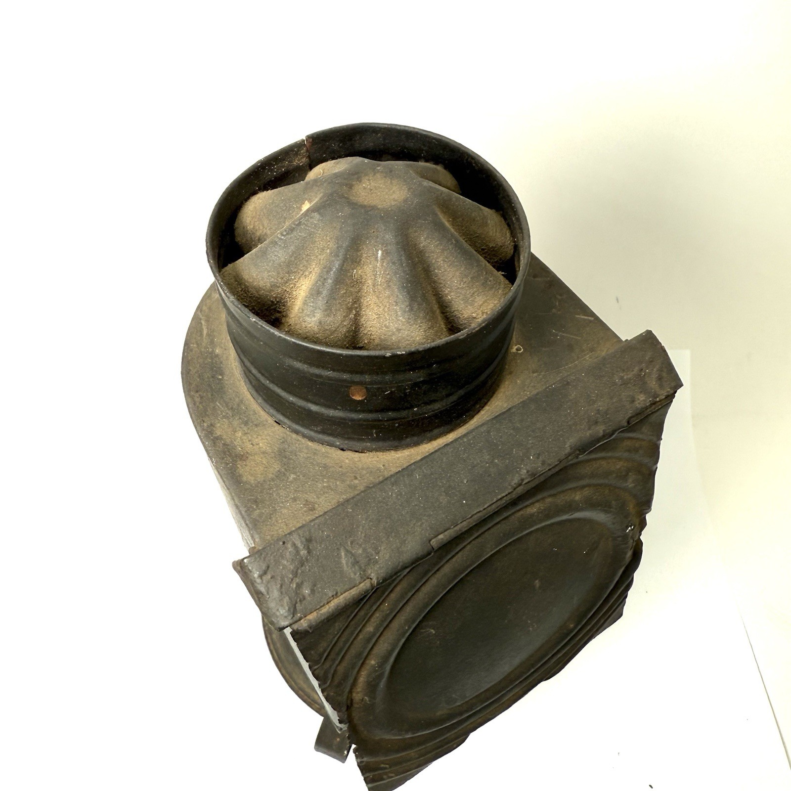 Vintage Dry Plate Gas Lantern Dark Room Safe Light Tin Lamp Darkroom W,V&B