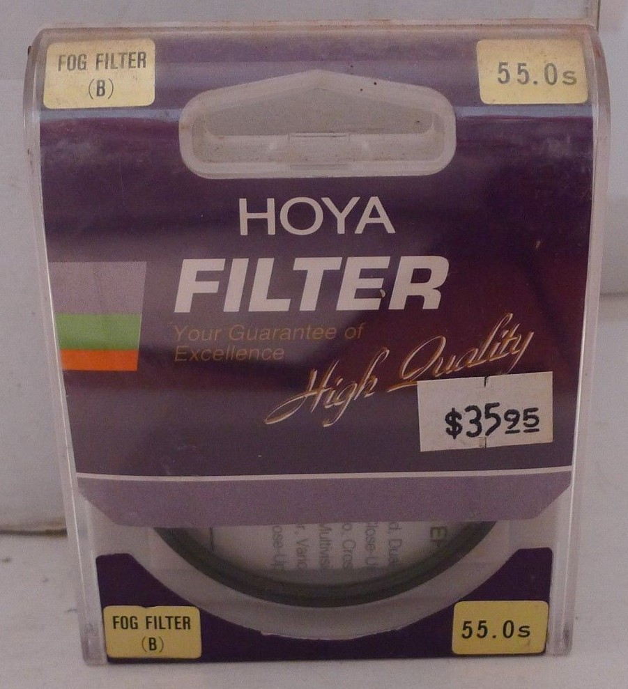Hoya Fog Filter (B) 55mm Filter +Product Case – NEW – Made in Japan