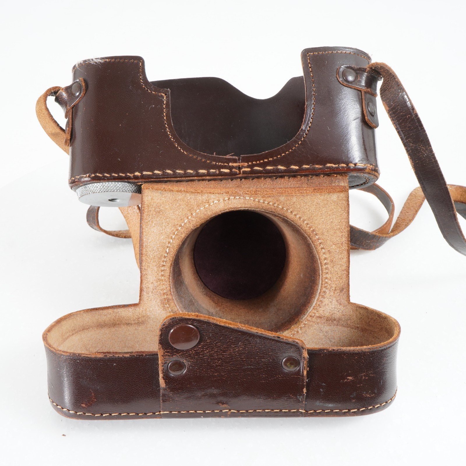-Leica Leather Case for LTM Screw Mount Rangefinder Cameras without self timers