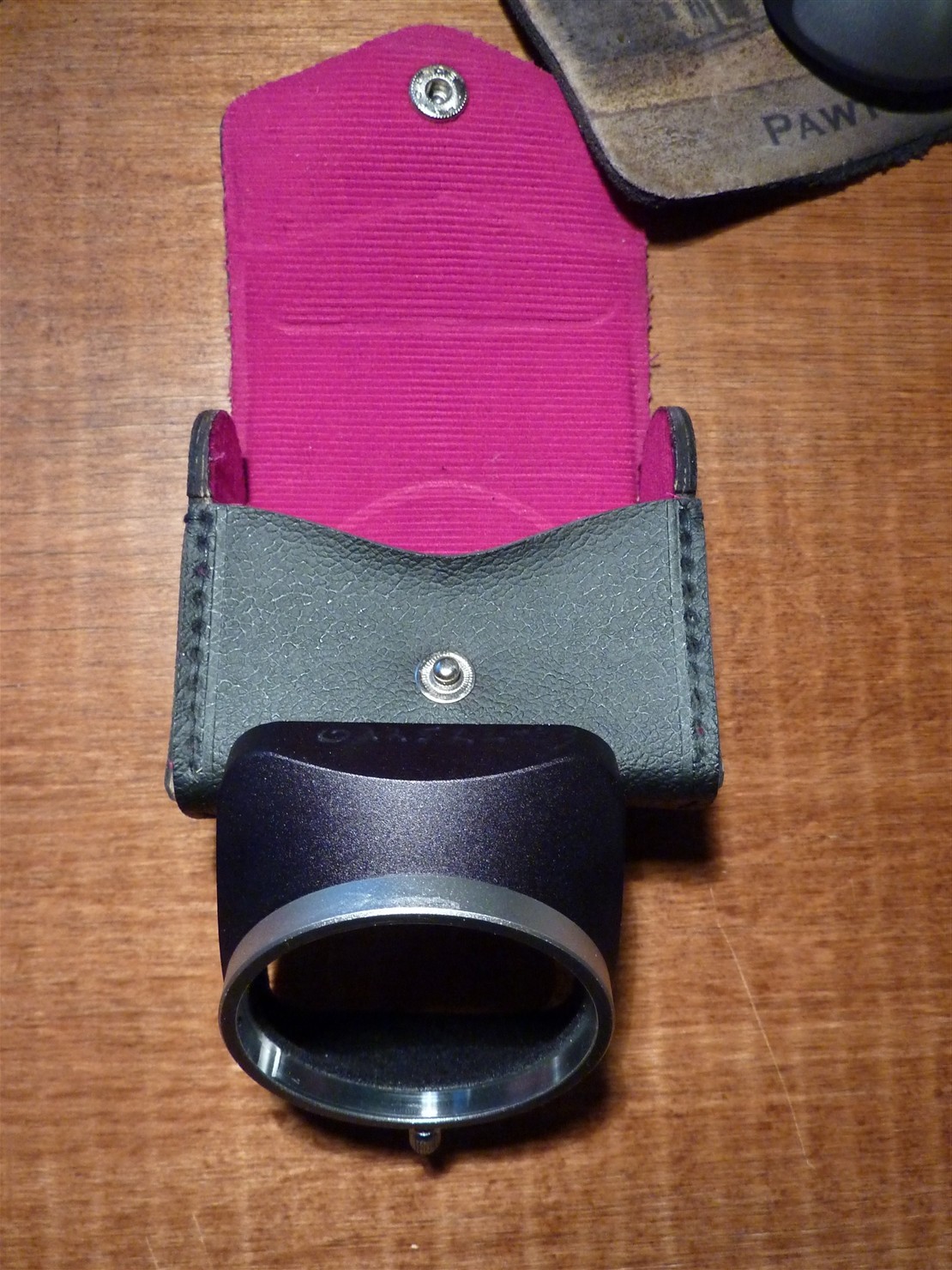 Konica Hexanon 24mm 28mm Metal Lens Hood Shade Plus Case