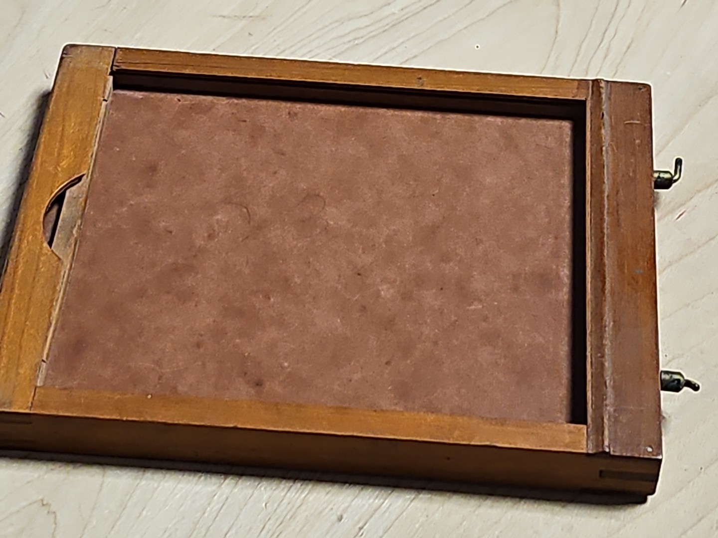 Late 1800s/Early 1900s Antique 4×5 Wooden Camera Film Plate “Century Holder”
