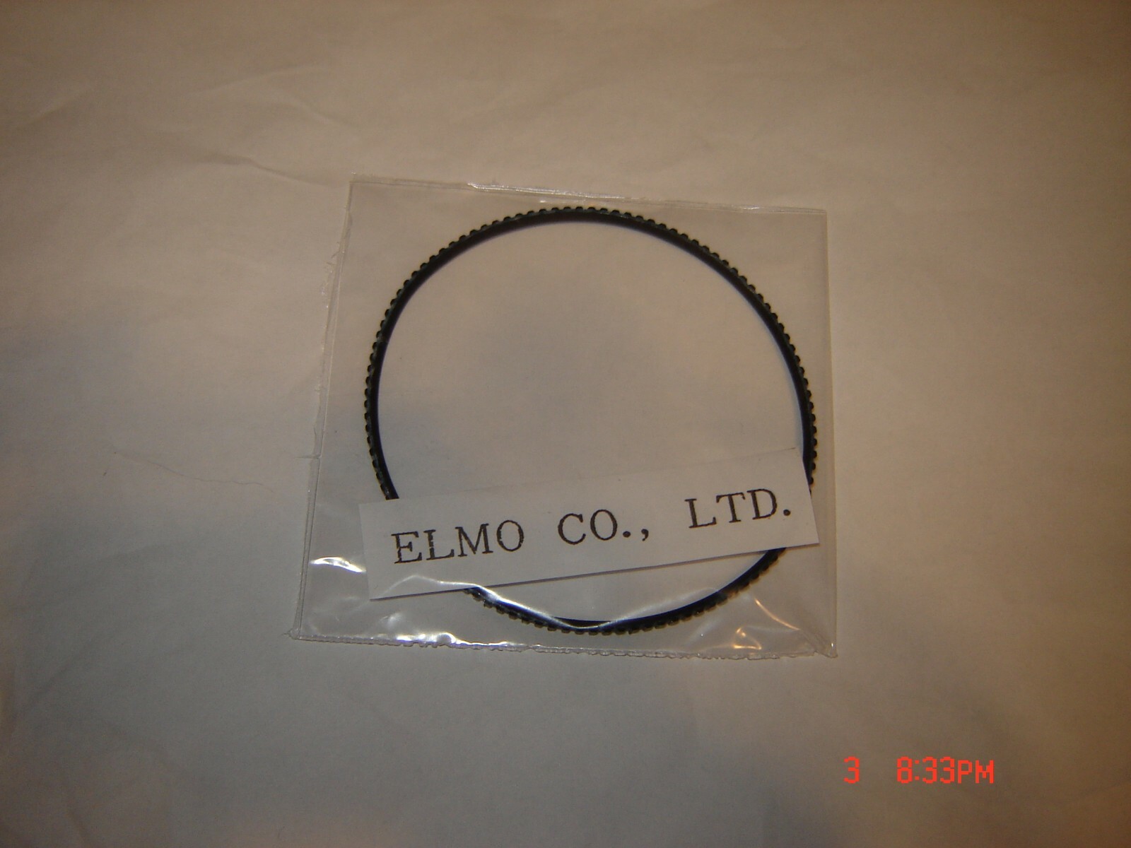 ELMO GS-1200 Projector Belt, 1 Elmo Japan OEM V Motor Belt, New