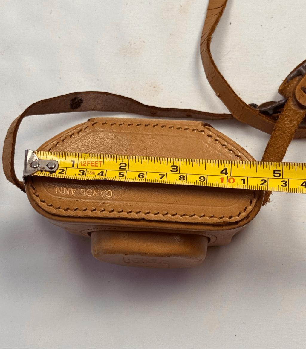 Vintage Bolsey Leather Case for Bolsey B2 – 35mm Camera/Light Brown