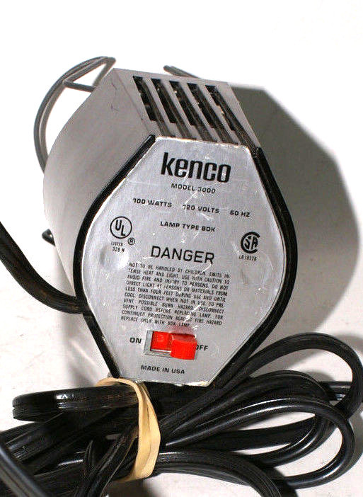 Kenco Model 3000 Movie Light, Lamp Type BDK, 100Watt 120Volt 60HZ-Tested