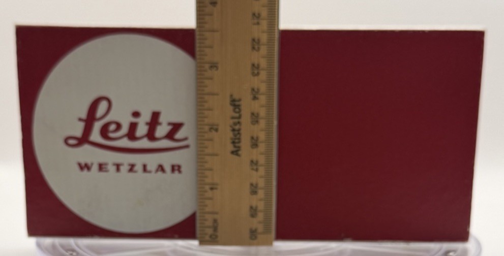 Vintage Leitz Wetzlar Leica 14100 Table Tripod EMPTY BOX ONLY Made in Germany