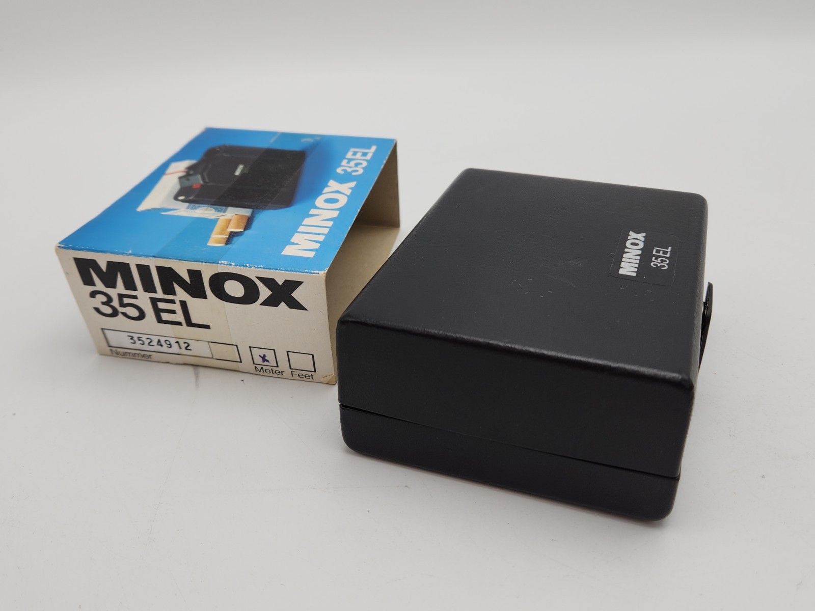 Box ONLY – Minox 35 EL Plastic Display Case for Subminiature Camera Germany